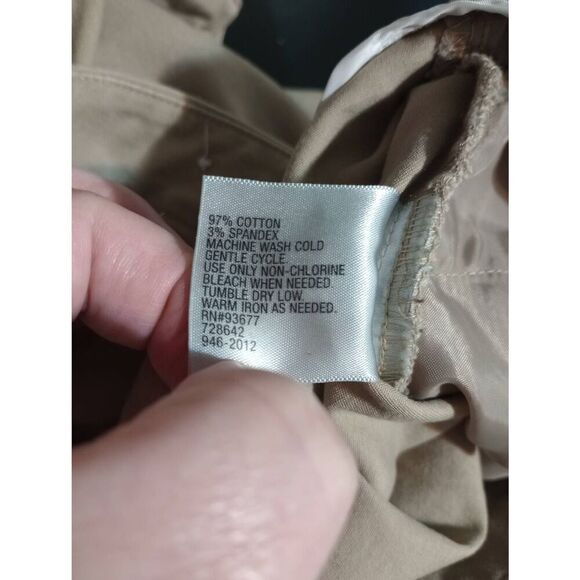 Worthington Pants Ladies 16W Tan Chino Modern Fit - Picture 6 of 7